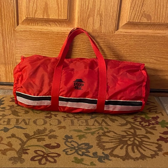 Bags Pizza Hut Vinyl Duffel Bag Poshmark